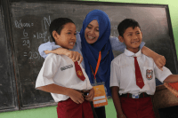 Memberi semangat kepada calon petani sukses