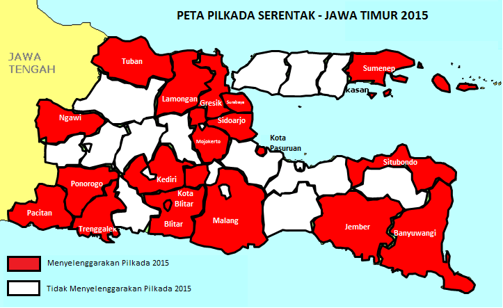 Peta Penyebaran Pilkada