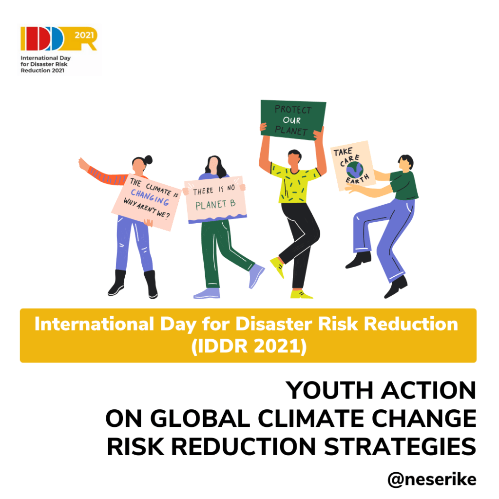 International Day for Disaster Reduction 2021 : Peran Pemuda dalam Strategi Pengurangan Risiko Perubahan&nbsp;Iklim
